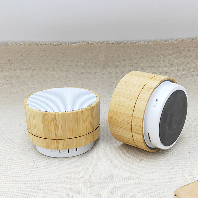 Haut-parleur Bluetooth en bambou