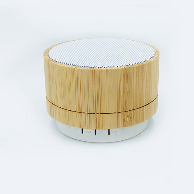 Haut-parleur Bluetooth en bambou